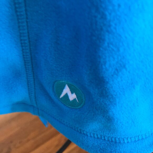 MARMOT POLARTEC FLEECE WOMEN JACKET SZ S/P AQUA MARINE COLOR - Picture 3 of 6